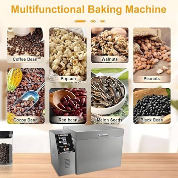 Electric Coffee Roaster Machine, 2000g/4000g Offee Bean Baker Roaster, Coffee Bean Roasting Machine, Commercial Roaster, Nut Peanut Bean Home Coffee Roaster
