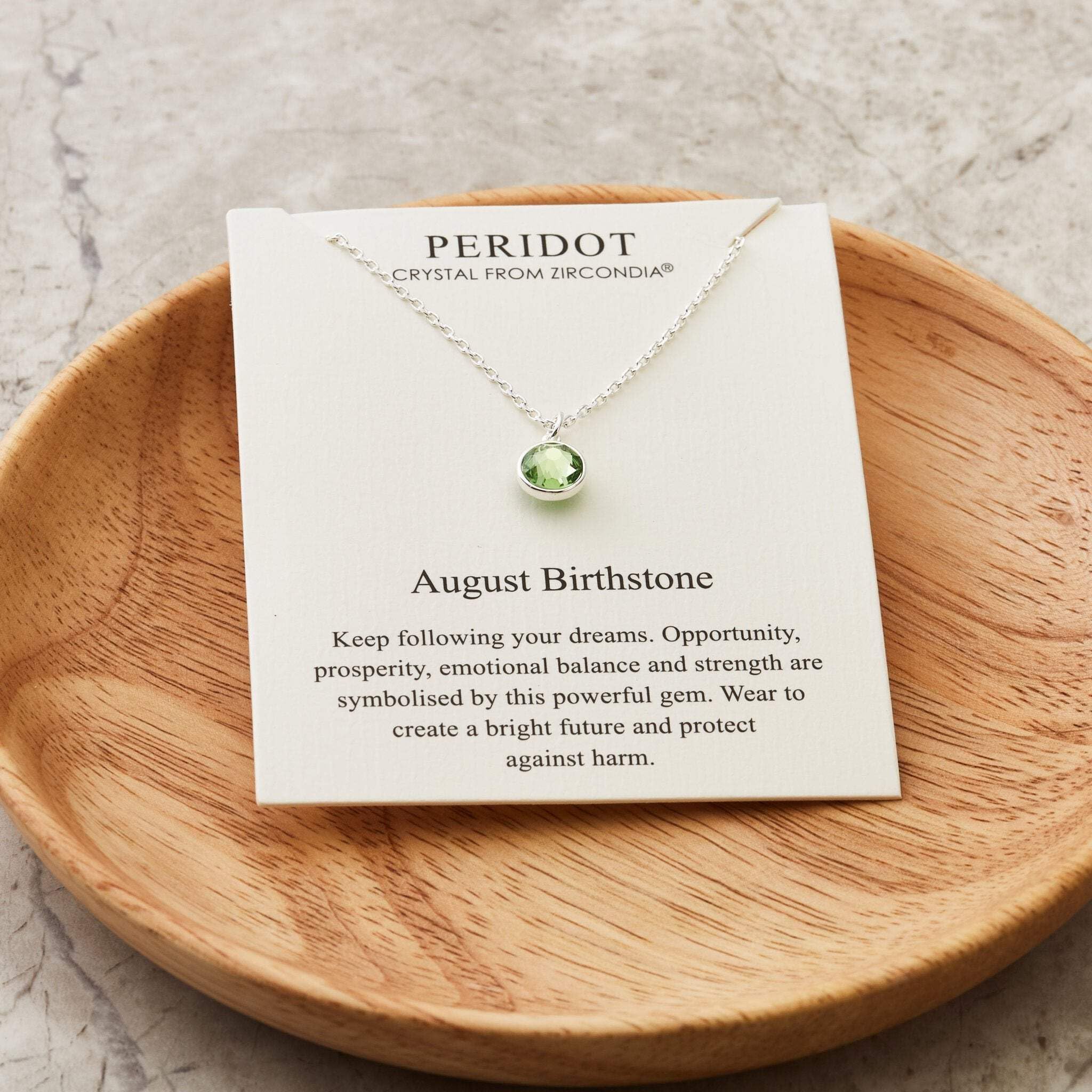Philip Jones Collana Birthstone Gennaio – Granato Creato Con Cristalli Zircondia – In Sacchetto Regalo Di Lusso