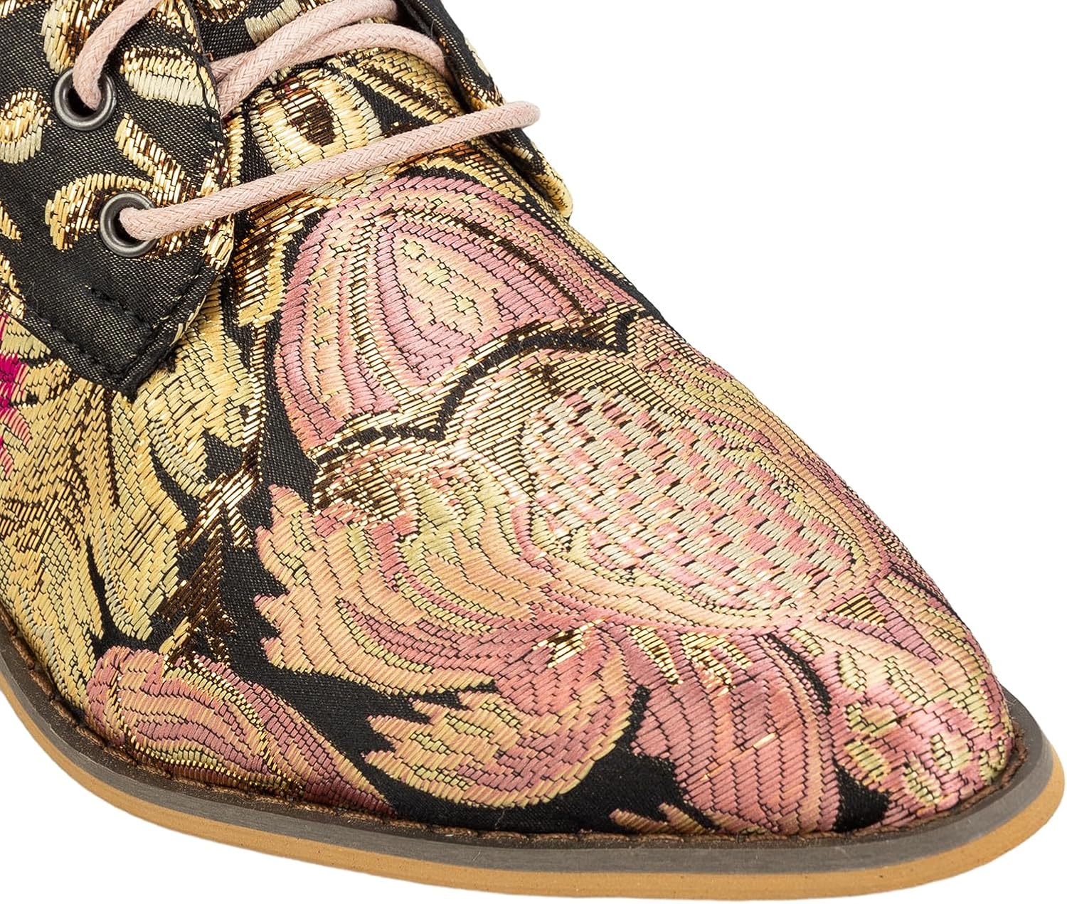 Gets Womens Vintage Floral Embroidered Block Heel Cowboy Boots Heighten Ankle Booties - Image 8