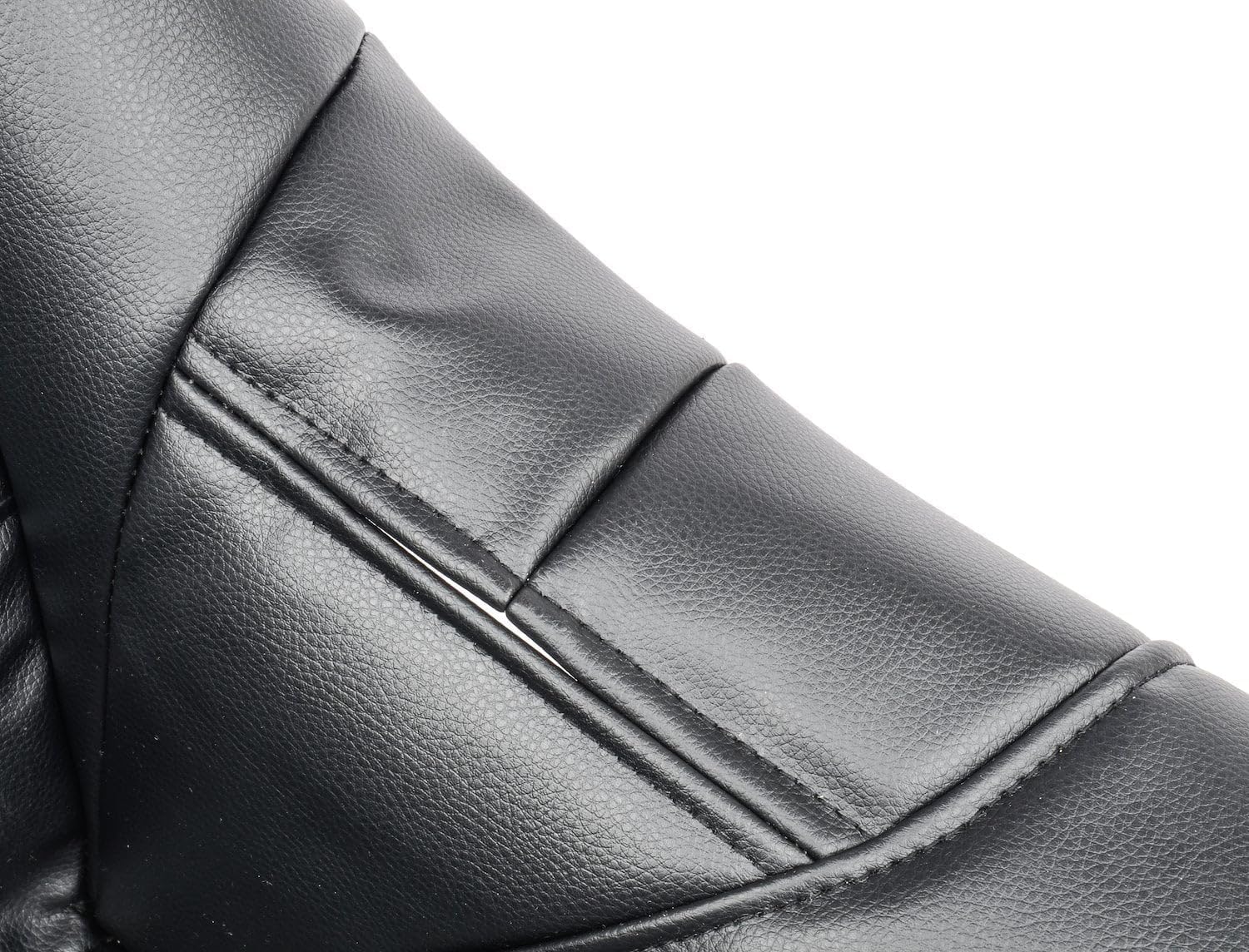 JEGS Pro High Back II Vinyl Seat Cover | Gray with Black Trim | Cover Only, Seat Available Separately | Male Snaps to Attach to Seat Available Separately