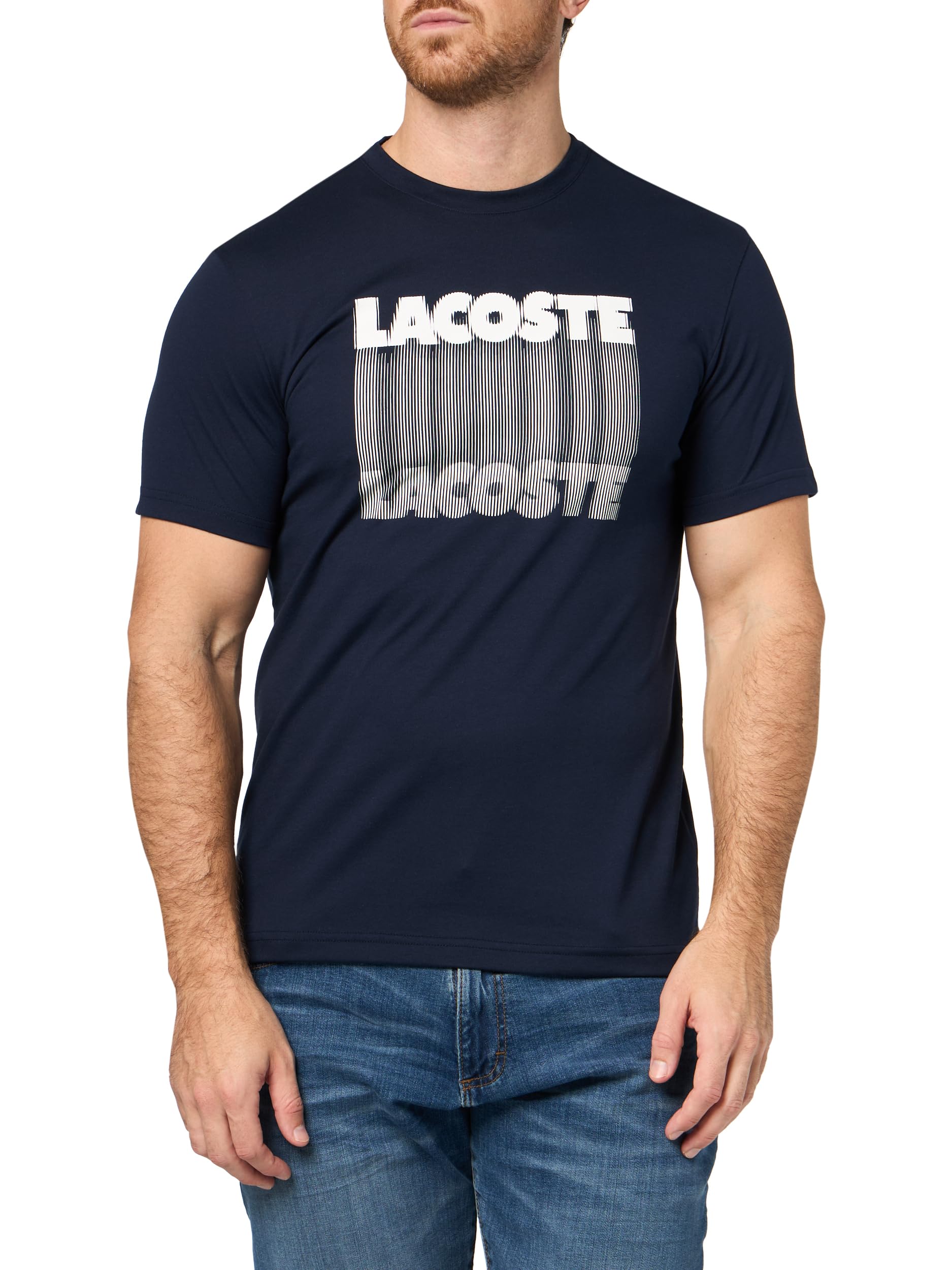 

                                                    Lacoste Men's Sport Ultra-Dry Printed Sport T-Shir