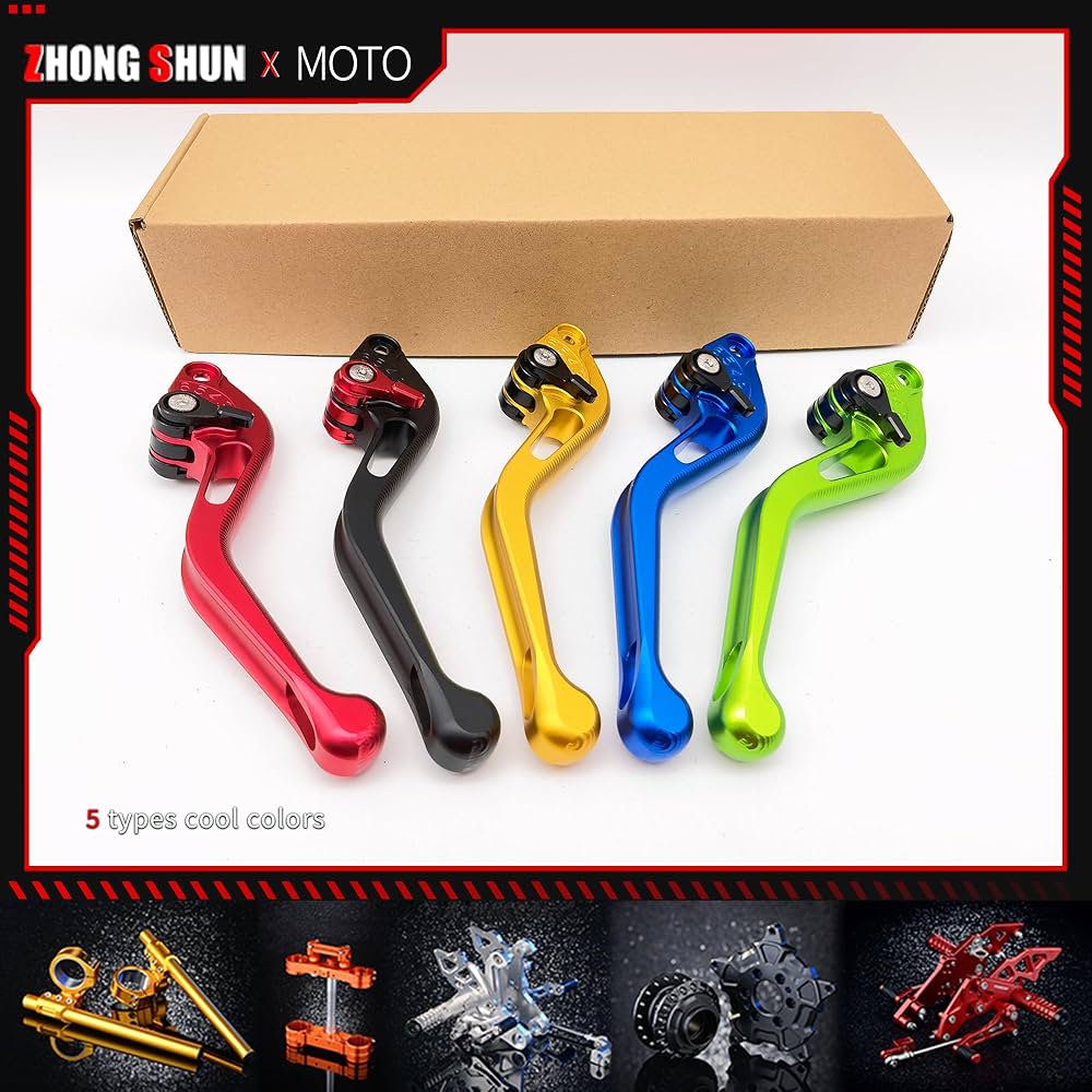 Amazon.co.jp: オートバイブレーキ&クラッチショートレバー スピード