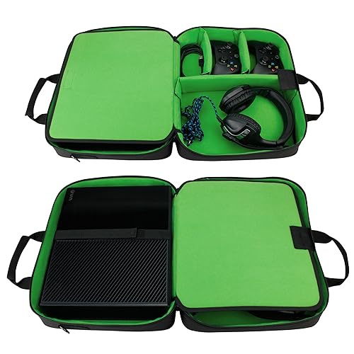 Miniatura 3 de USA GEAR Console Carrying Case - Xbox Travel Bag Compatible with Xbox One and Xbox 360 with Water Resistant Exterior and Accessory Storage for Xbox
