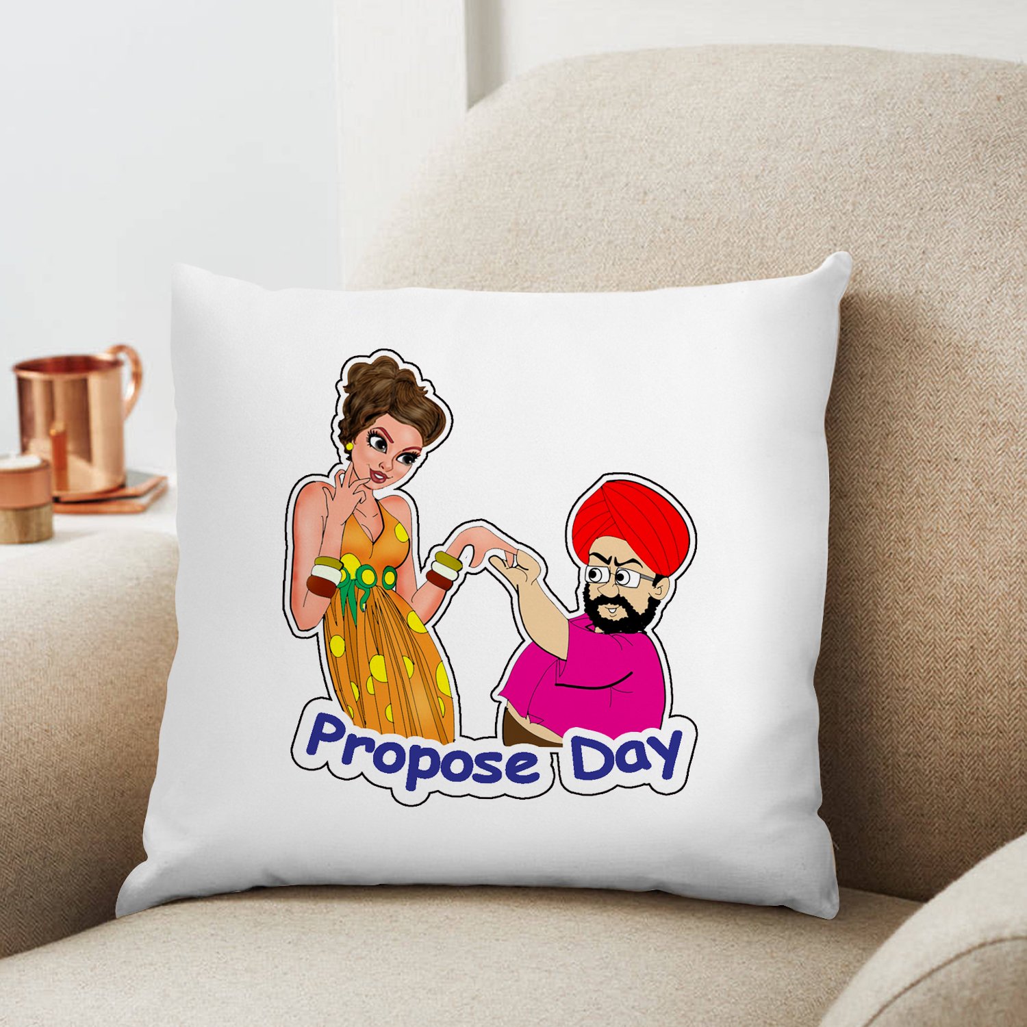Purpose Day Printed Cushion 12X12 Pillow Cover with Filler- Best Love Gift Idea-image-9