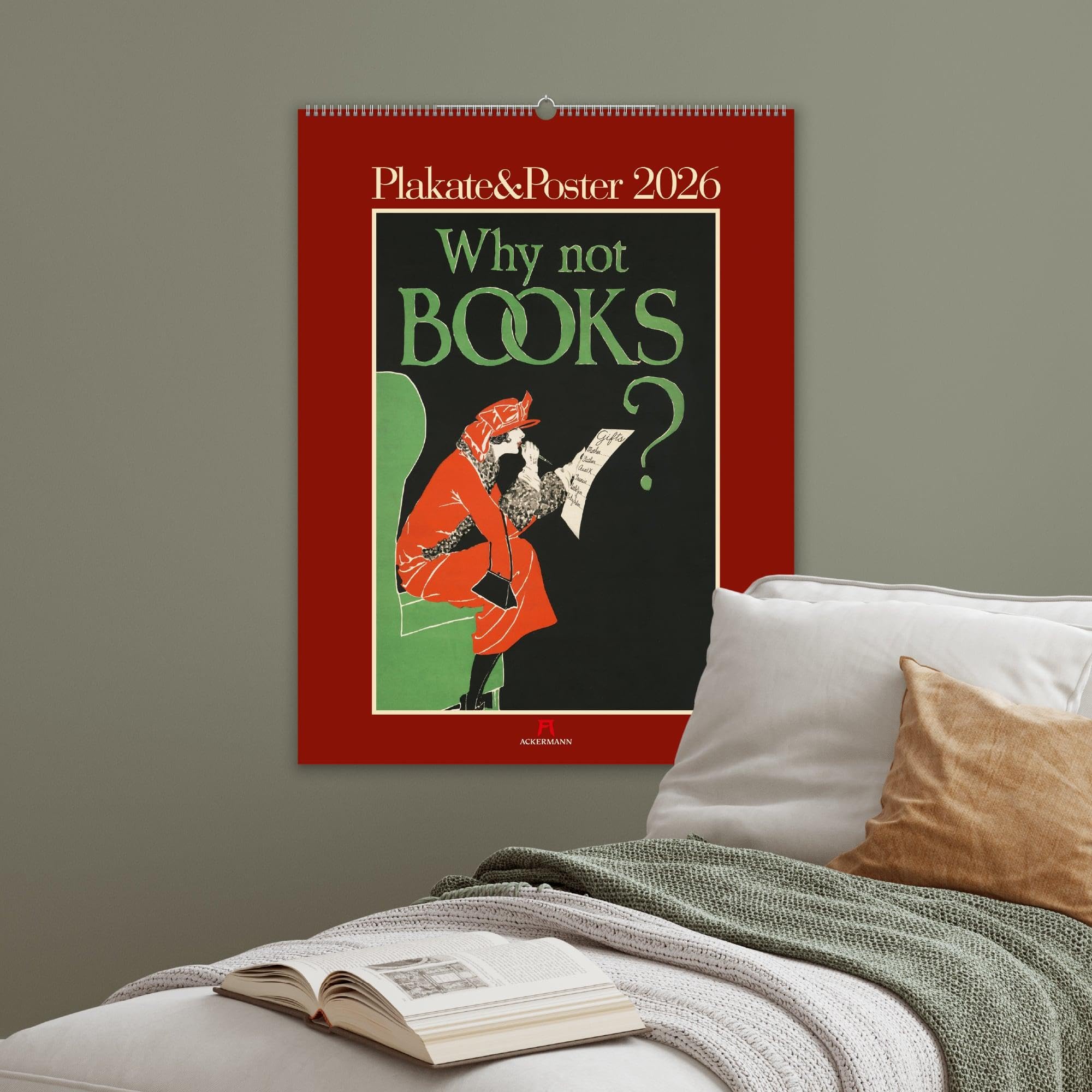 Plakate & Poster Kalender 2026 | Vintage Kunst-Kalender im großen Hochformat (50x66 cm) | Historische Plakatkunst