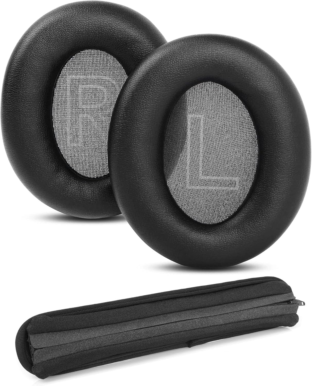 Premium Protein Leather Earpads and Headband Cushion Replacement for Anker Soundcore Life Q20/Q20BT Headphone Ear Cushions