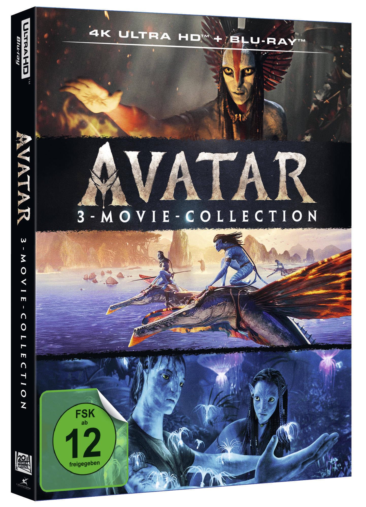 Avatar 3-Movie-Collection 4K UHD + Blu-ray
