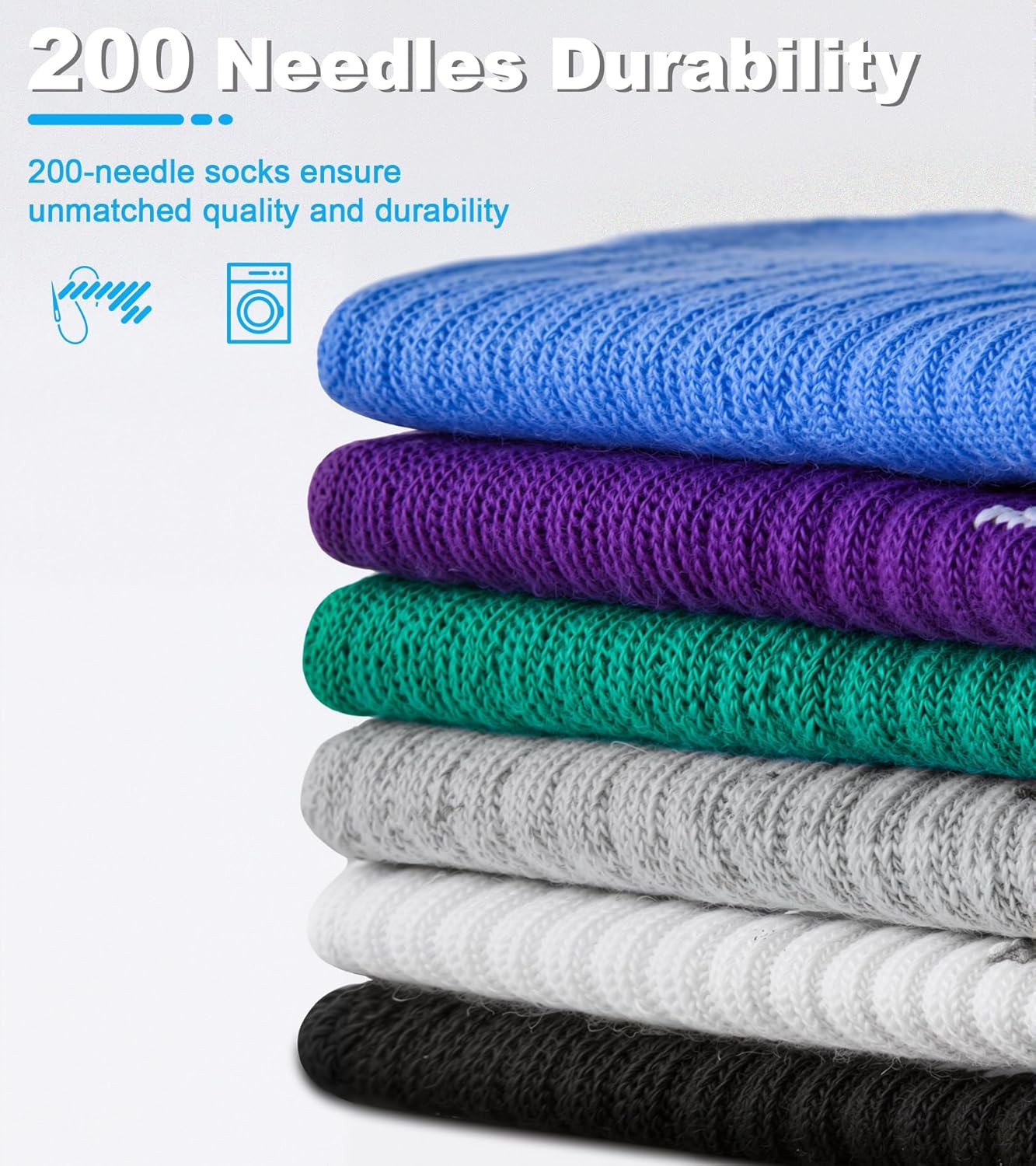 Bigant Boys Socks Cushioned Athletic Crew Socks Compression Arch Support Seamless Toe for Basketball Soccer Hiking Sports - Image 6