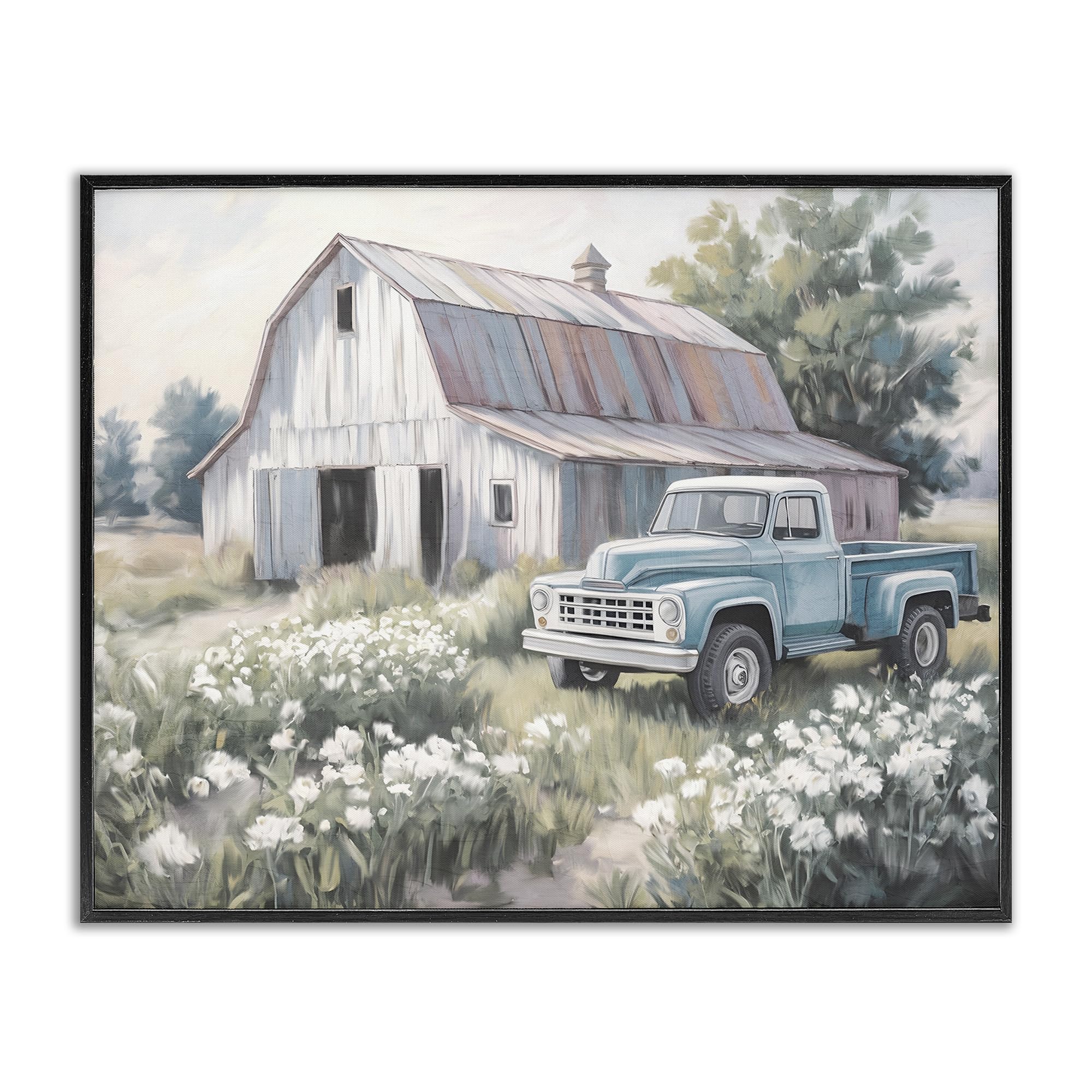 'Pastoral Farm Dreams'| Framed Giclee Art