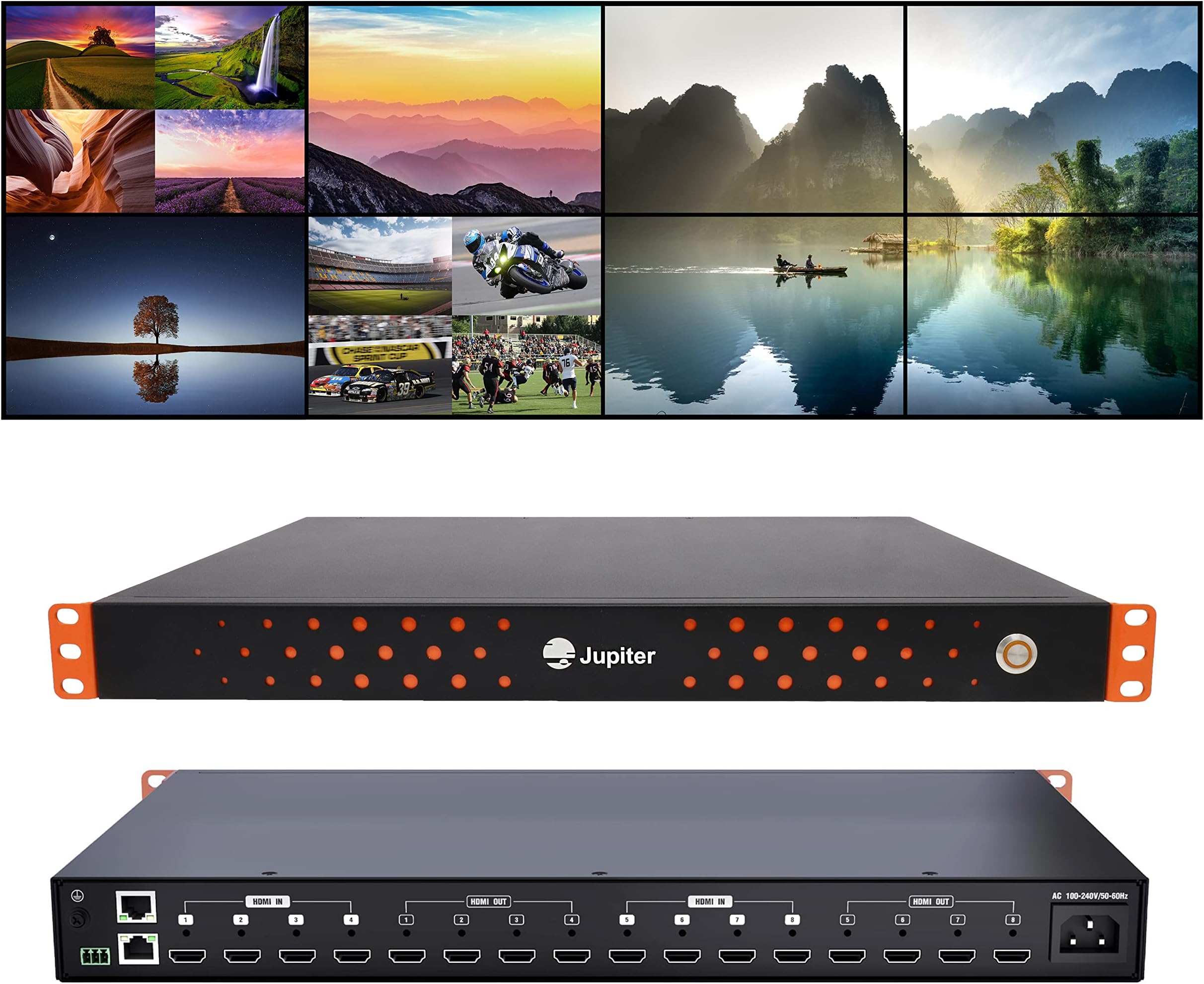 J188 Jupiter Systems Video Wall Controller for All Displays: Equipped with Lightspeed Technology