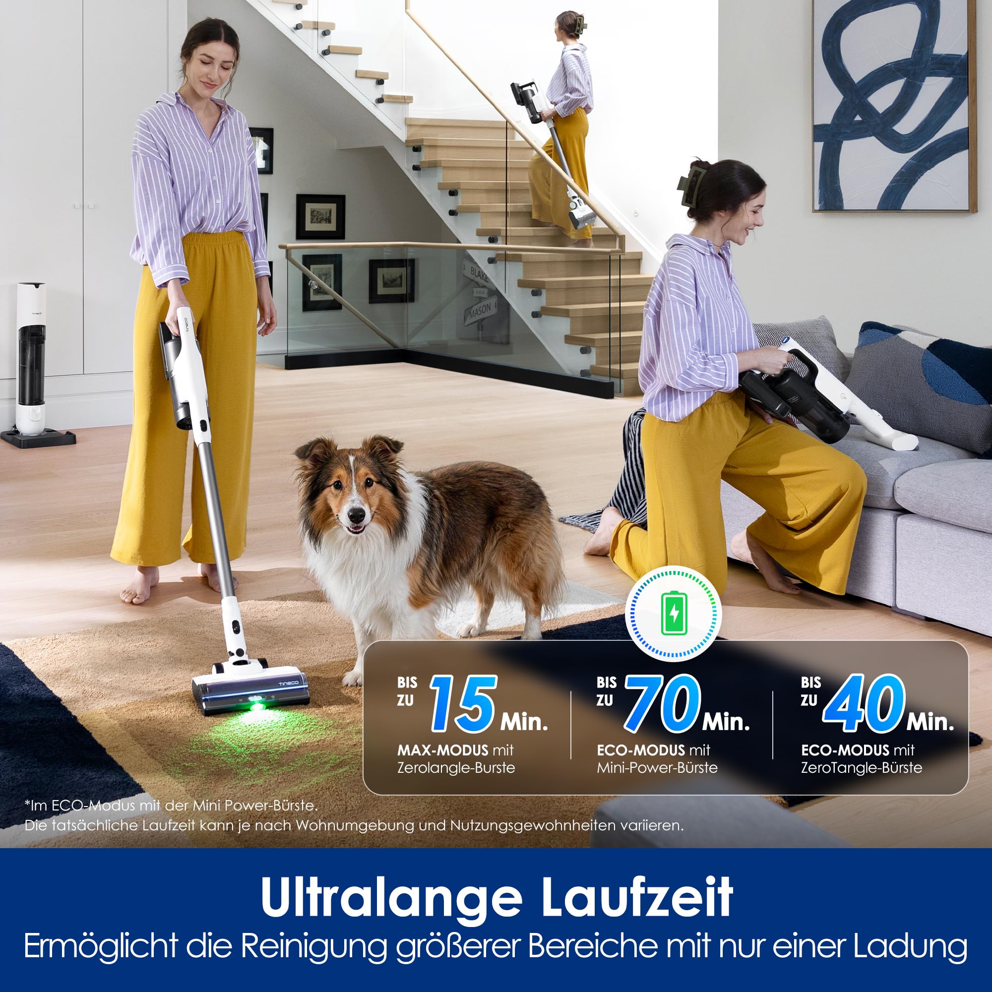 Tineco Pure ONE Station 5 Plus Akku Staubsauger + Accessories KIT