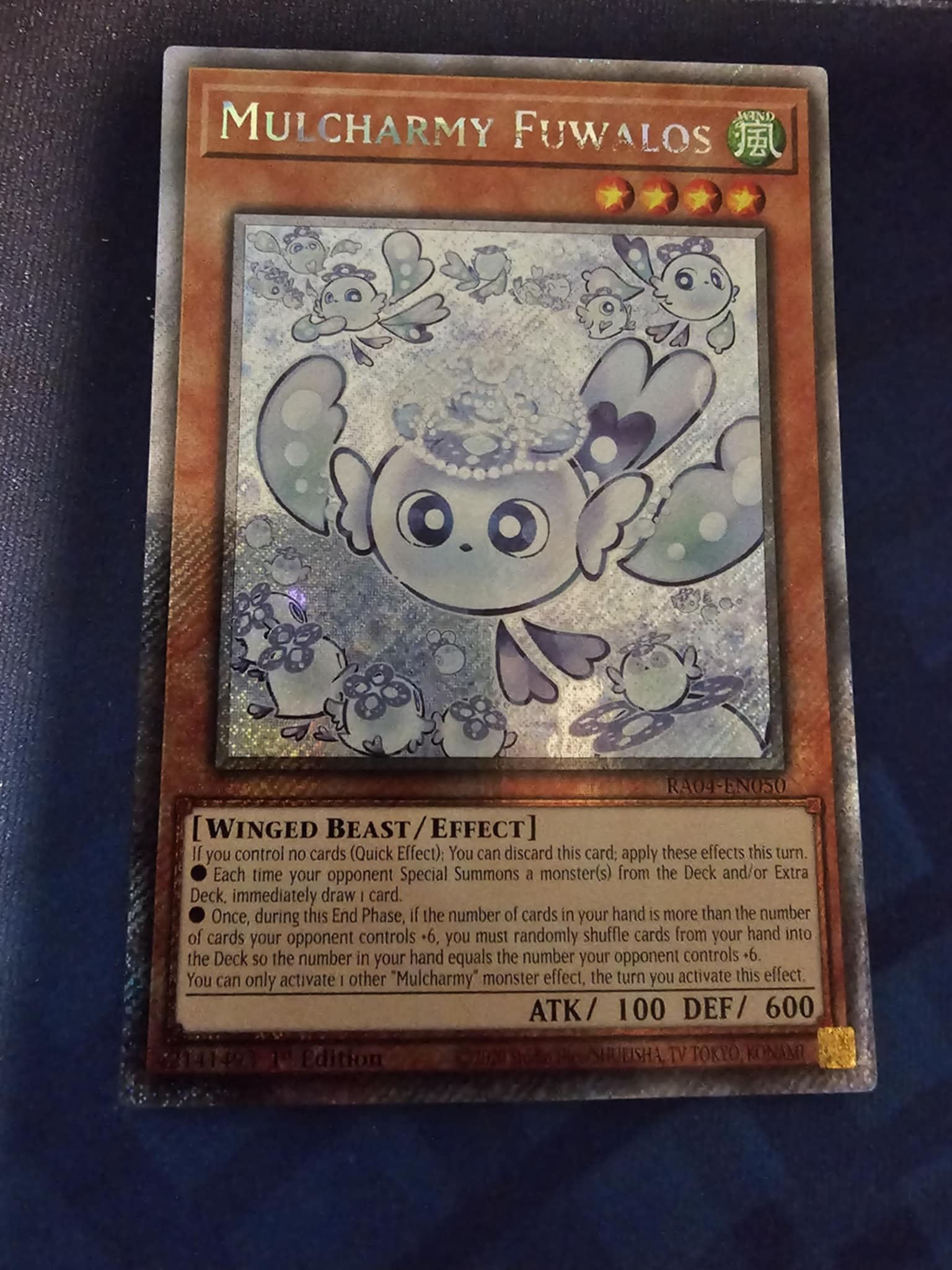 Amazon.com: Mulcharmy Fuwalos - RA04-EN050 - (Platinum Secret Rare