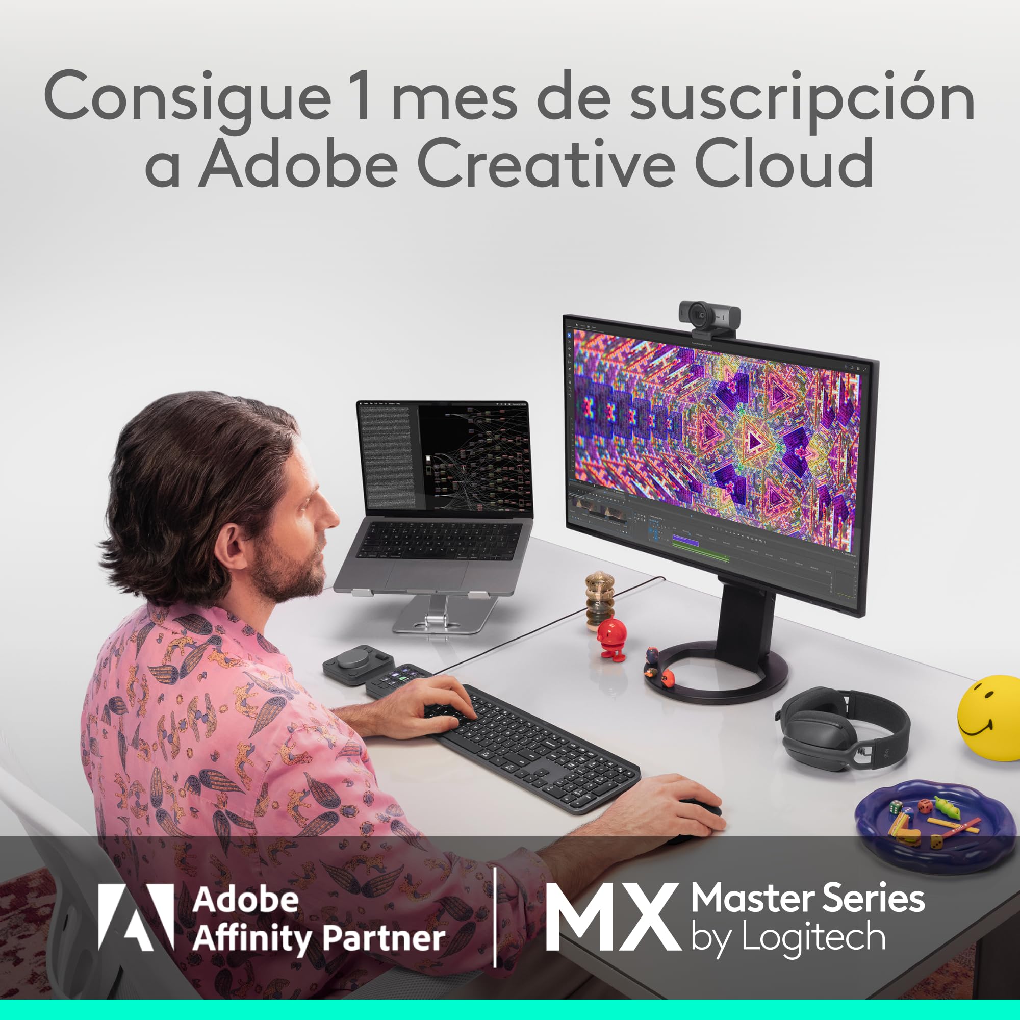 Logitech MX Master 4, ratón inalámbrico ergonómico con Respuesta háptica Avanzada, Desplazamiento ultrarrápido, Carga USB-C, Bluetooth, Windows, macOS - Negro