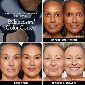 LAURA GELLER Baked Starter Kit Tuscan Dreams - Baked Balance-n-Brighten Powder Foundation + Retractable Angled Kabuki Brush + Best of the Best Palette, Tuscan Dreams golden medium