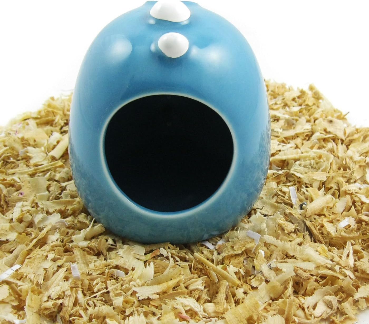 Alfie Pet - Blue Dinosaur Hut for Small Animals Like Dwarf Hamster and Mouse