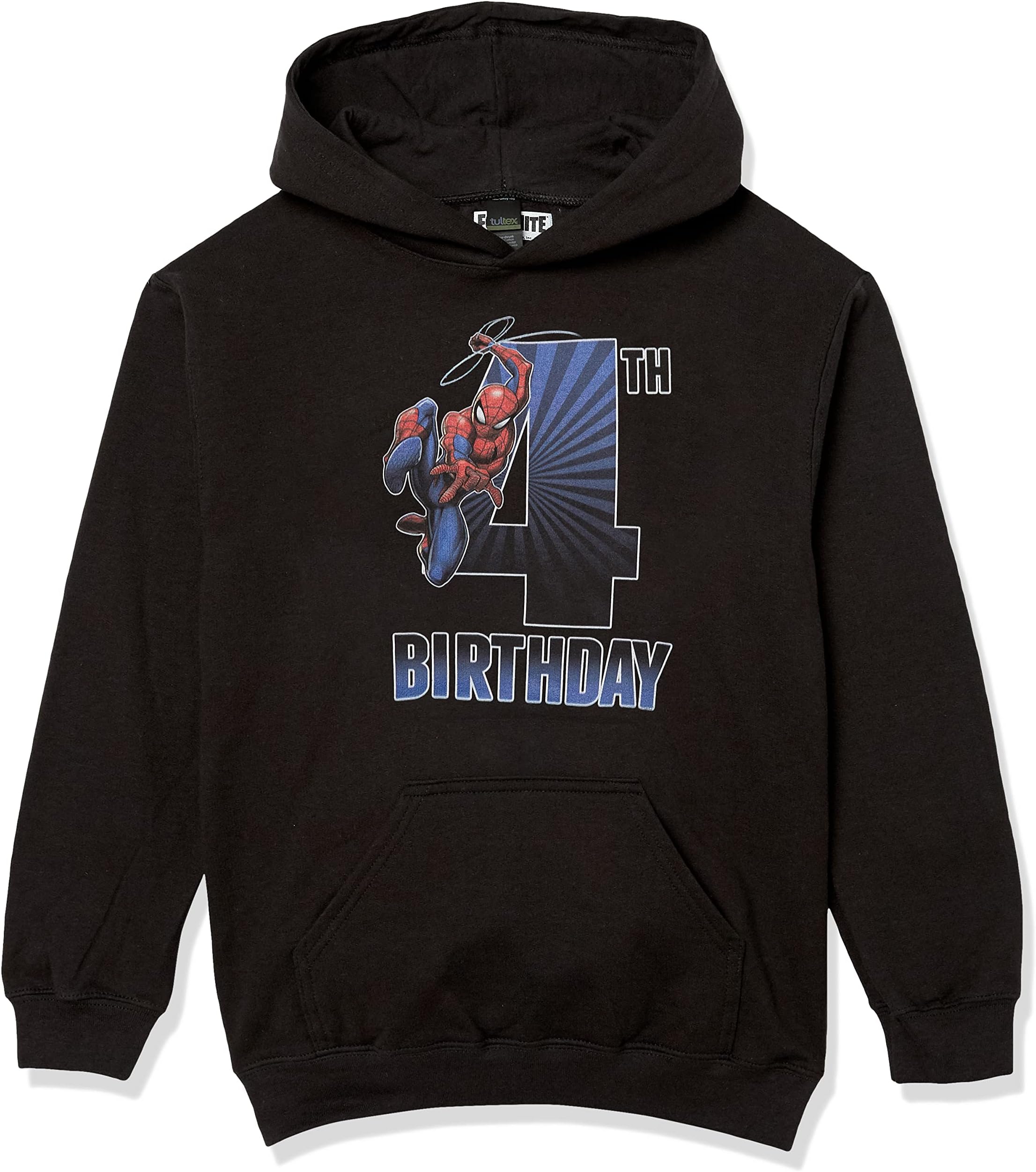 Marvel Kids' Spiderman 4th Bday Hoodie