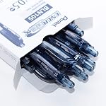 Pentel EnerGel X Retractable Gel Pen, 0.5mm Needle Tip, Navy Blue Ink, 12PK