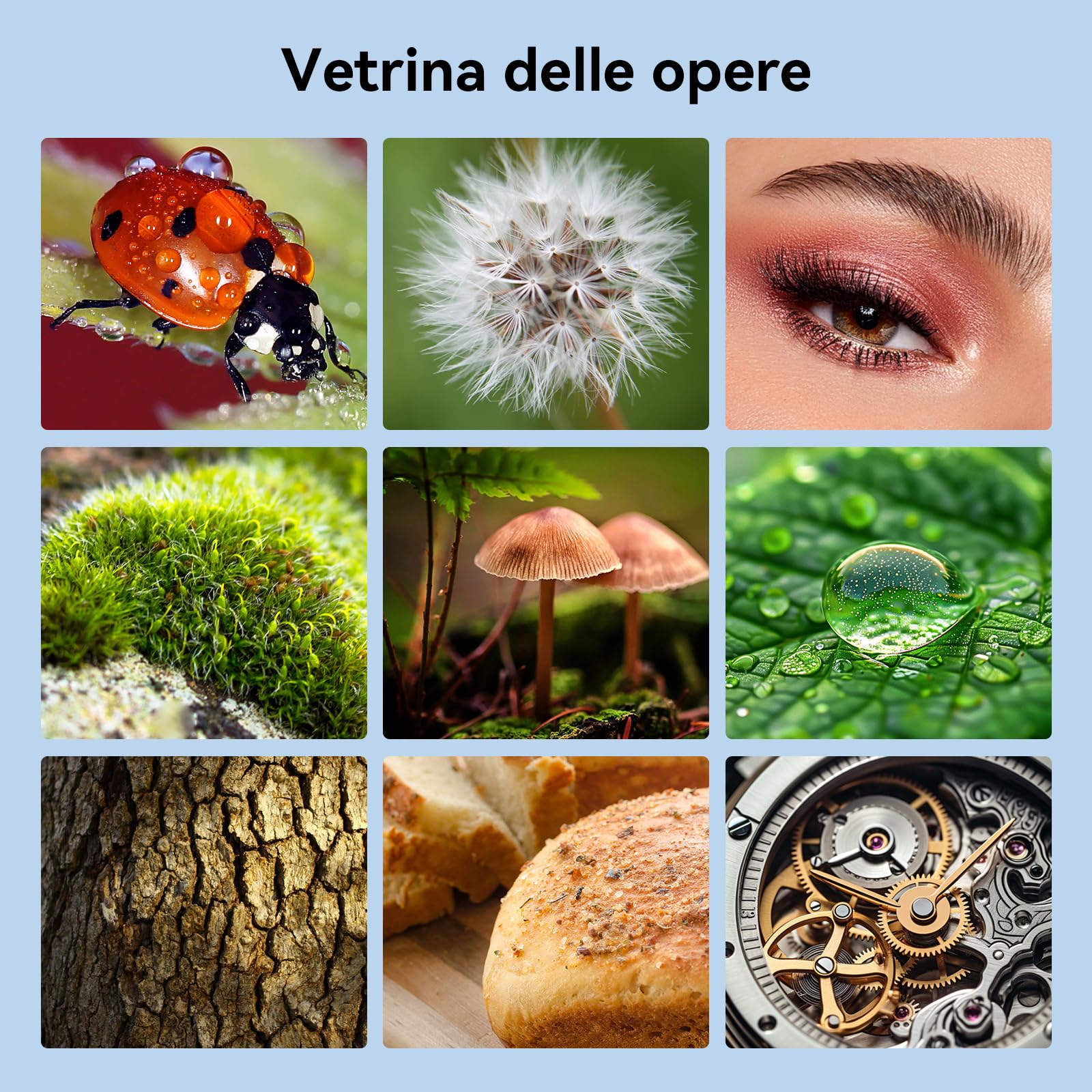 APEXEL HB100 Lente Macro Ultra HD F1.05 con 45 Modalità Luce & Rivestimento AF,Obiettivo per Smartphone iPhone, Samsung e Pixel