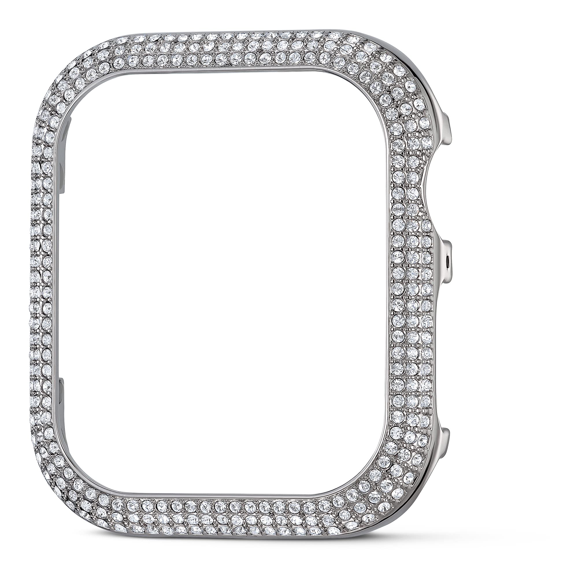 Swarovski Sparkling Smartwatch Case compatible with Apple Watch Series 4 and 5, 40mm, Silver Tone