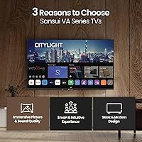 Vista 4 de SANSUI Smart TV de 32" serie VA Full HD sin marco con Dolby Vision HDR, Dolby Atmos, WebOS