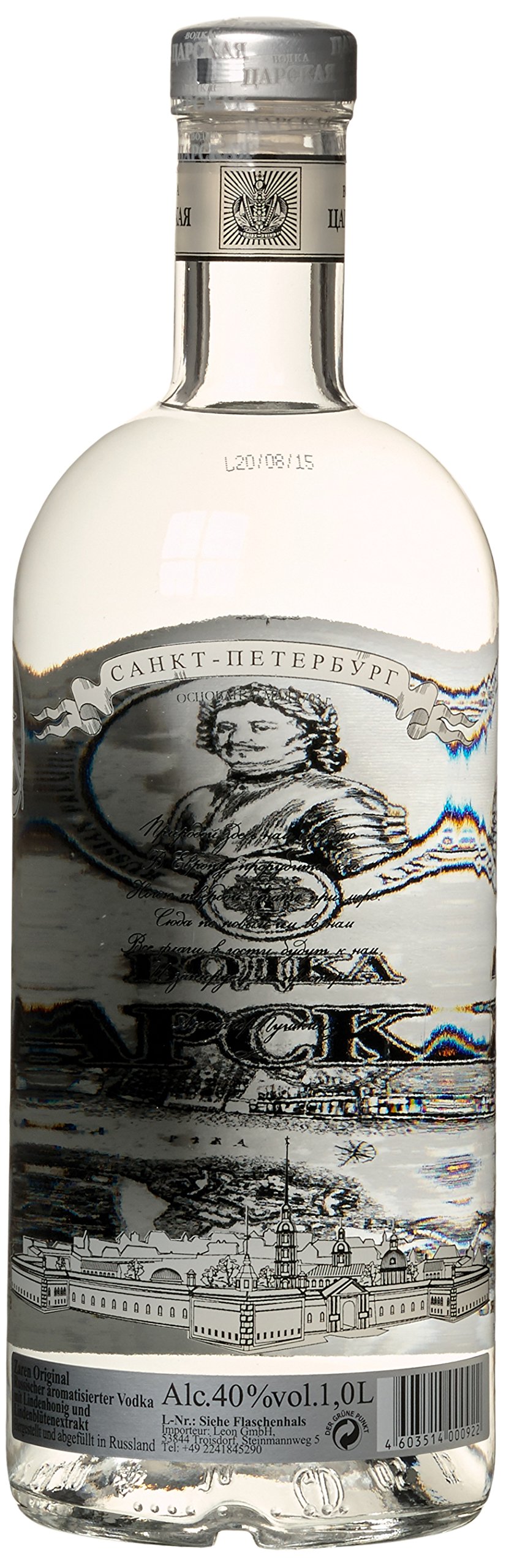 Czar's Original Premium Russian Vodka cl 100 Alcol 40%