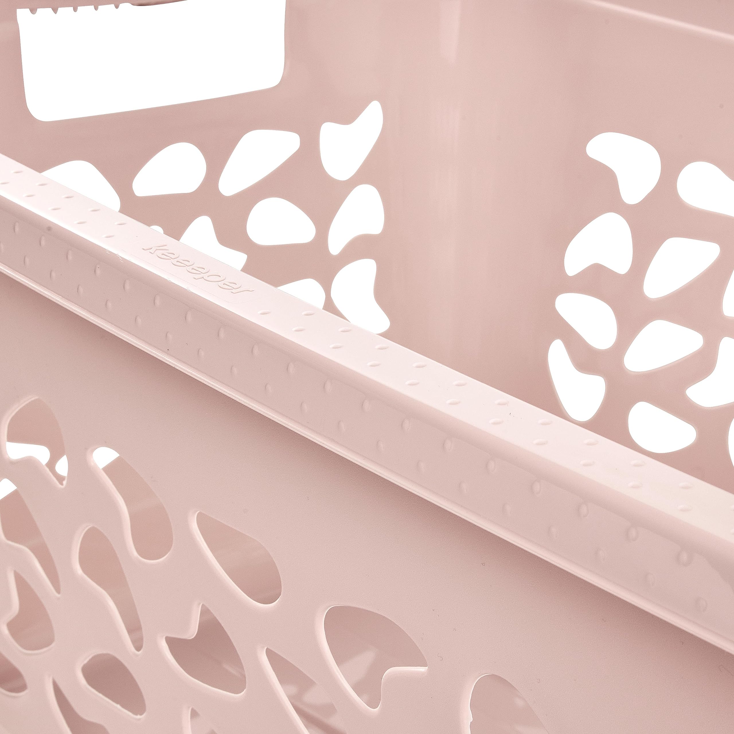 keeeper Cesta per il Bucato, Permeabile all'Aria, 52 L, Jost, Nordic Pink (Rosa)