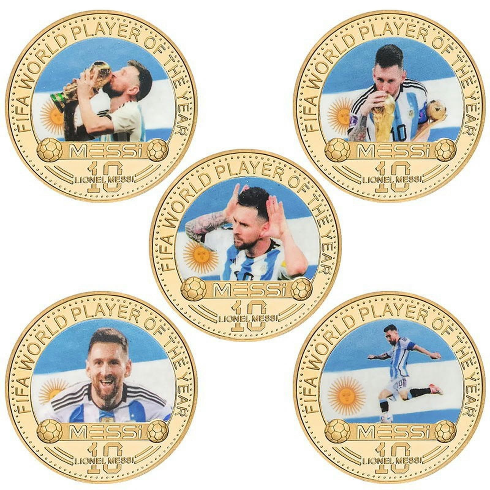 Medalla Conmemorativa Messi Combo Set Coleccionista Moneda Insignia Colección Conmemorativa de Artesanía de Metal Medalla-2