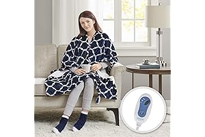 Comfort Spaces Electric Heated Shawl for Neck, Shoulders & Back