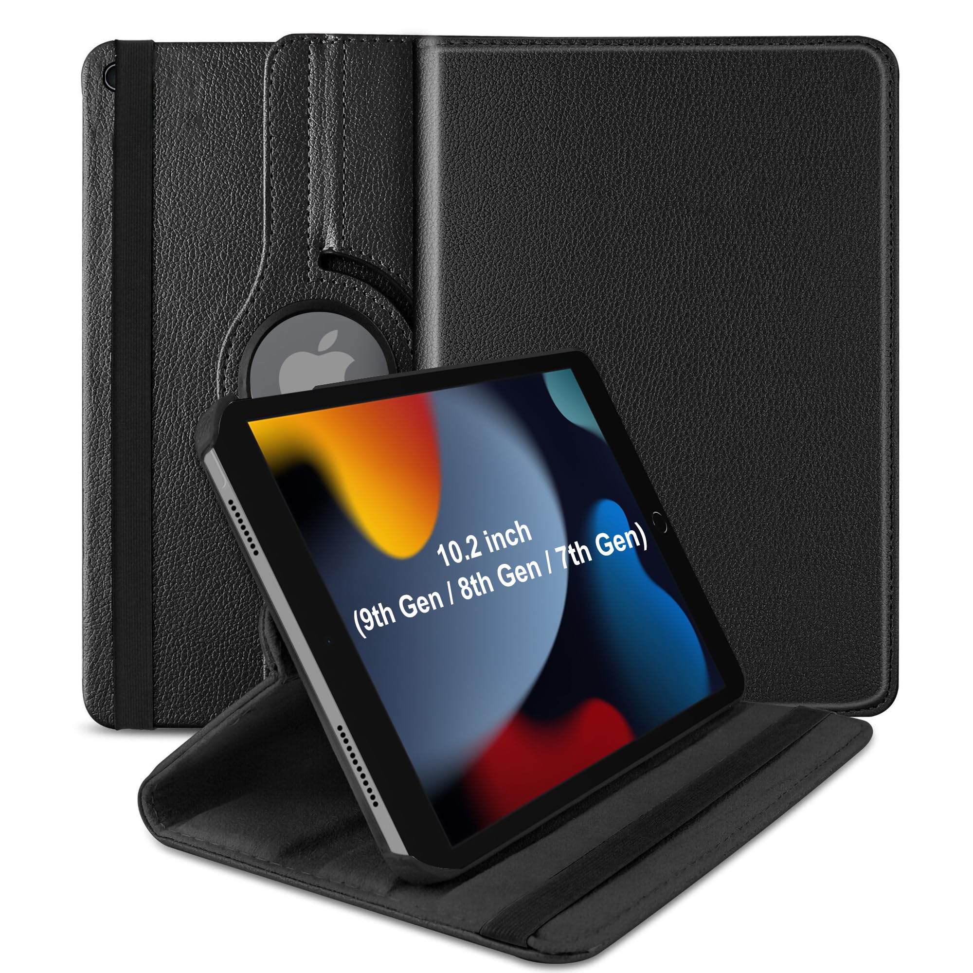TGK Rotating Cover for iPad 9th Gen 10.2 inch (2021) Black 360 Degree Leather Stand Case (B09HH35TKD) Amazon Price History, Amazon Price Tracker