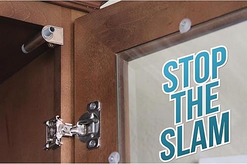 Miniatura 2 de Rok Hardware - Paquete de 10 unidades SoftClose para puertas de gabinete, adaptador de cierre suave de metal, amortiguador, accesorios, zinc,