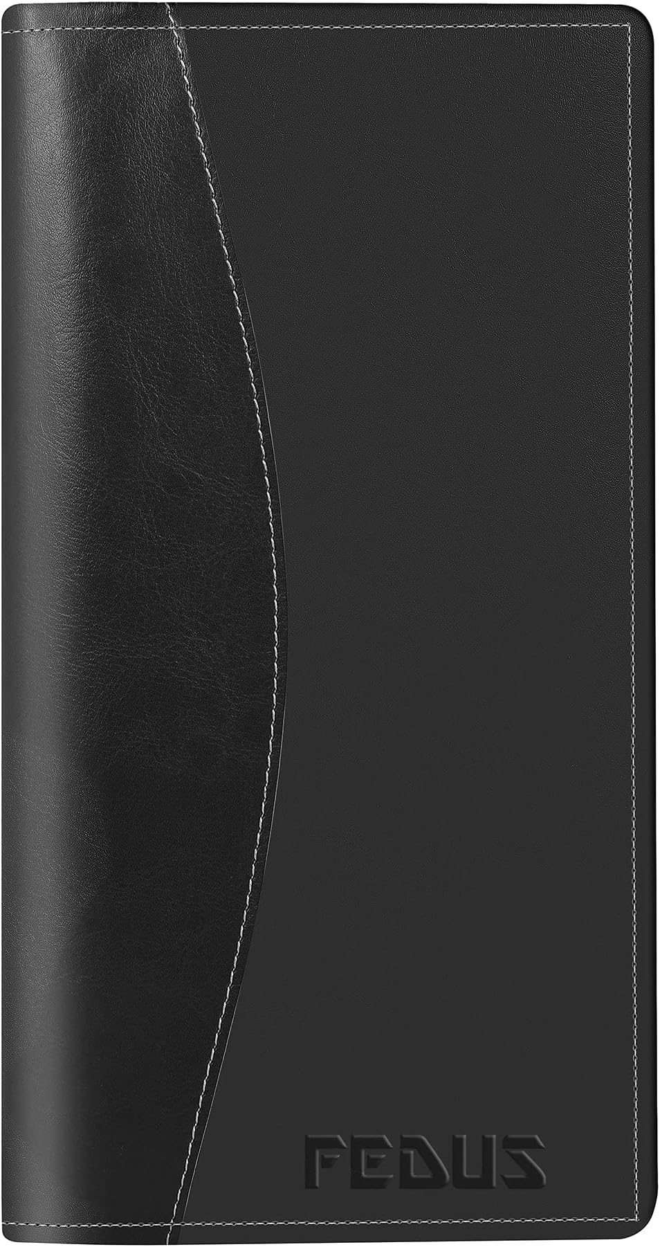 FEDUS Multiple Cheque Book Holder for Cards, PU Leather Expanding Cheque Book, Traveling Wallets, Checkbook Holder, Documents Holder for Office & Home Use