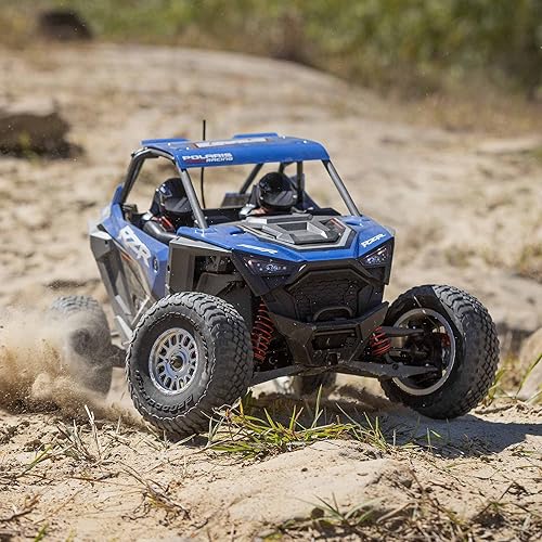 Miniatura 3 de Losi Camión RC 110 RZR Rey 4 ruedas Tracción sin escobillas Batería lista para funcionar y cargador no incluidos Polaris LOS03029T1 Camiones