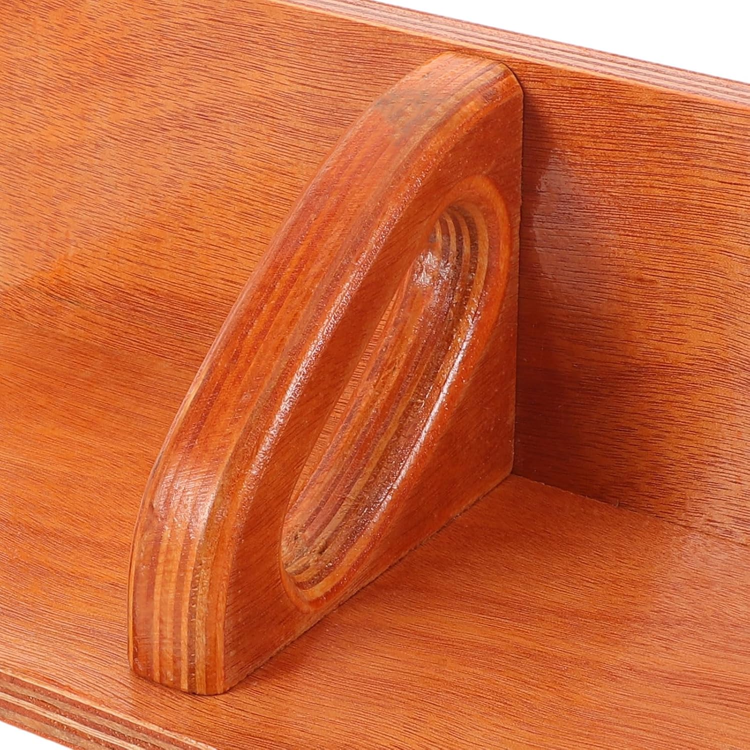 Wood Paper Trimmer Push Board with Ergonomic Grip for Manual Cutting