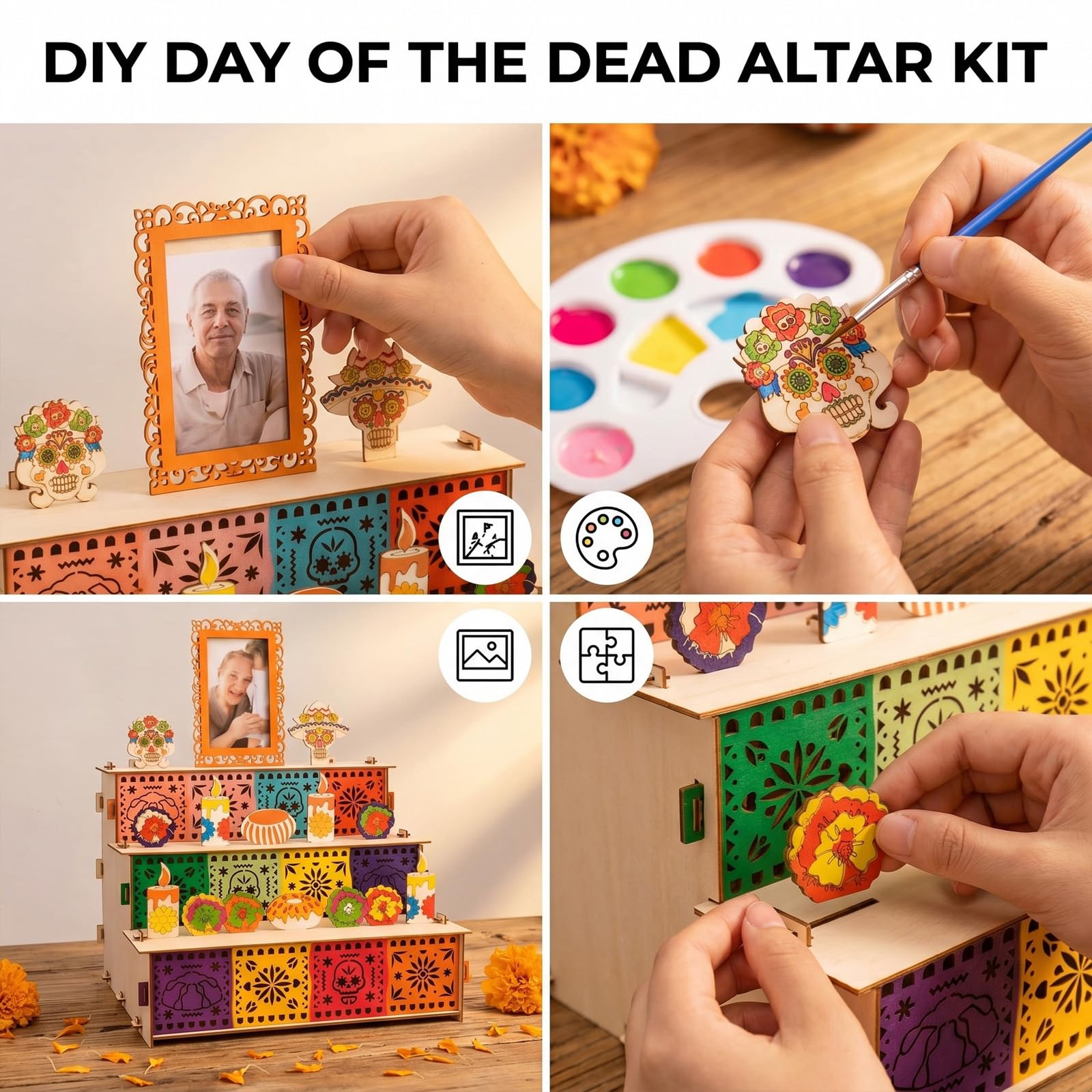 Ofrenda Box - Dia de los Muertos Kit di decorazione per altare