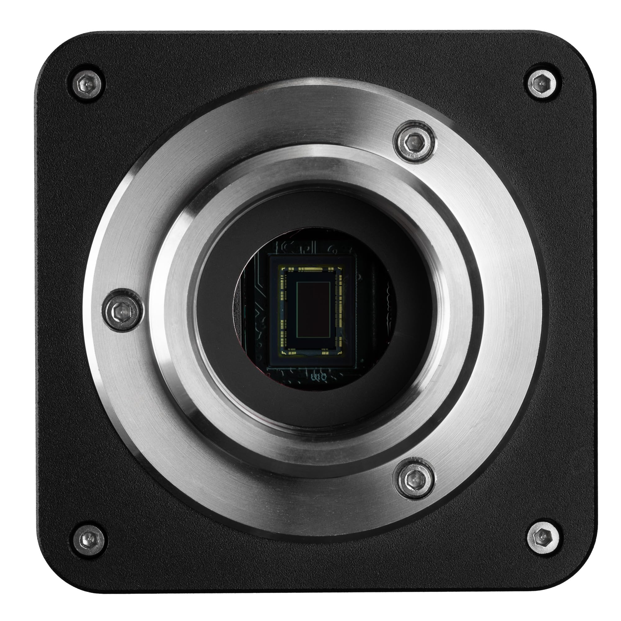 Bresser MikroCam SF UHD Fotocamera per Microscopio 3840x2160 Pixel Sensore 1/2,5'' C-Mount Stacking di Fuoco Funzione di Misurazione con Adattatori & Software