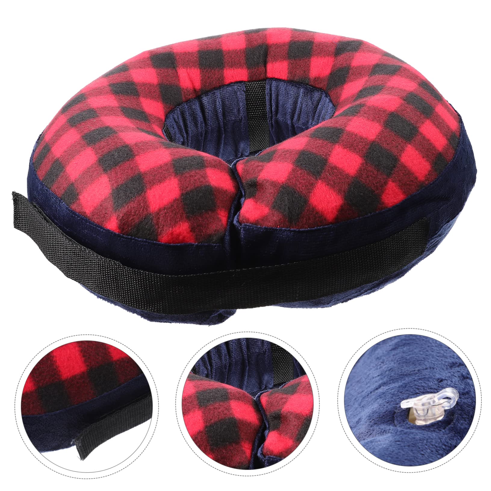 FRCOLOR 5piezas Collar De Inflable para Mascotas Collar Protector y Lavable Alternativa Cómoda para Perros y Gatos Después De Uso Baños y Acicalamiento
