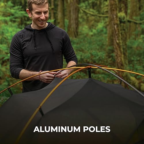 Miniatura 5 de Teton Sports Mountain Ultra - Tienda de campaña para mochileros de 1 a 4 personas, ligera, perfecta para camping, senderismo y mochilero,