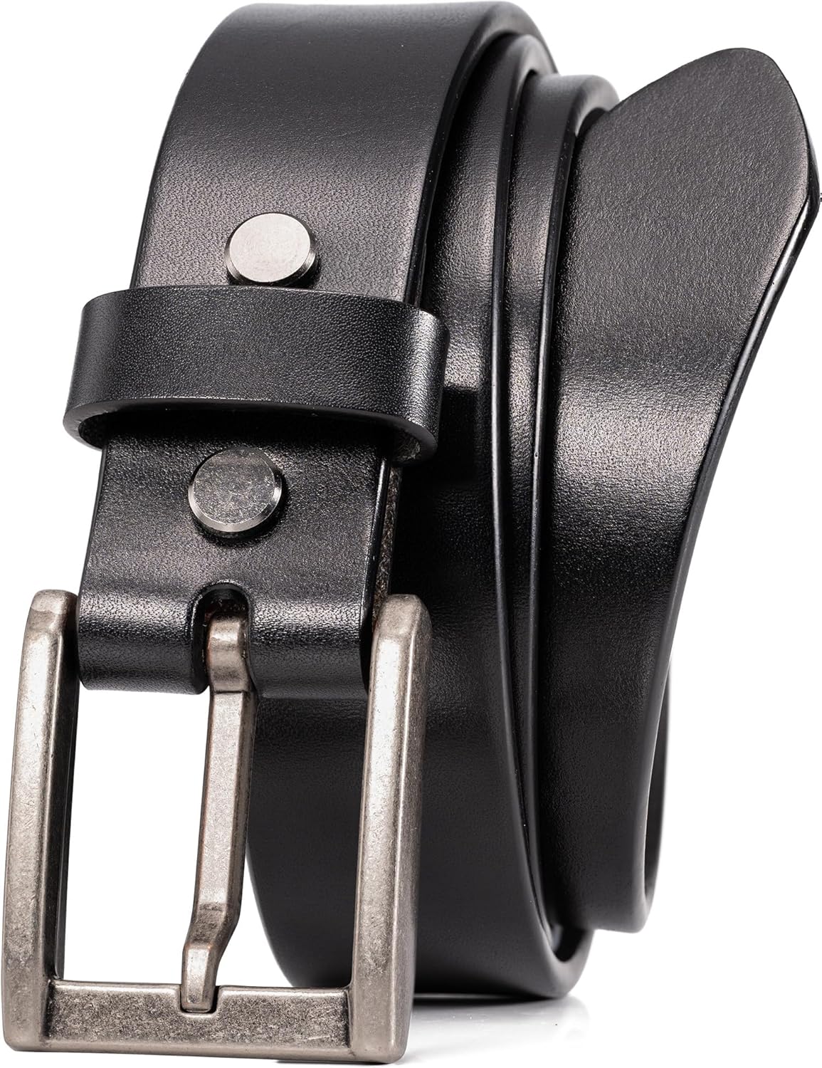 WOLFANT Thicken Heavy Duty Mens Work Belt,100% Italian Full Grain Real ...