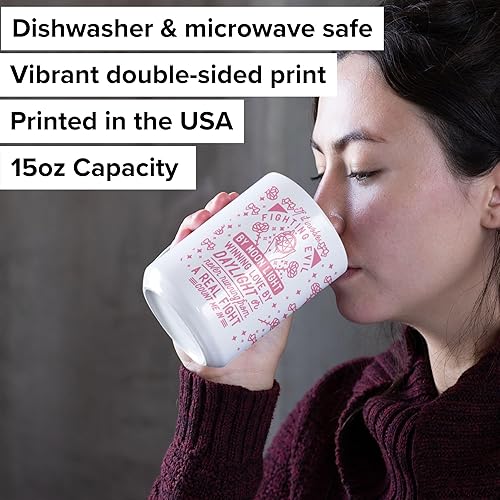 Miniatura 2 de LookHUMAN Sailor - Taza de café divertida, humor para adultos, tazas de café de cerámica con impresión de doble cara como taza de café de anime de