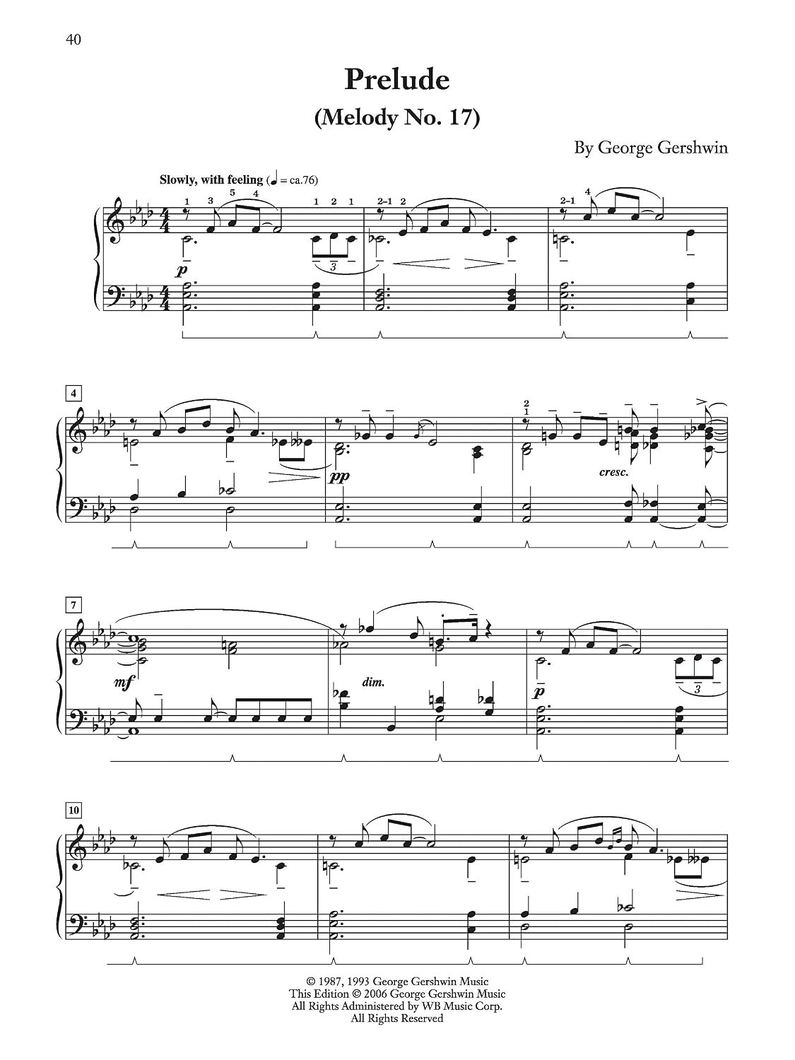 George Gershwin at the Piano: Piano Solos (Alfred Masterwork Edition: At the Piano) image 5