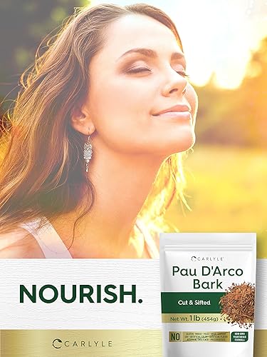 Miniatura 5 de Carlyle PAU D'Arco Bark Bolsa de 1 libra | Cortada y tamizada | Vegetariana | Sin OMG, sin gluten | Tamaño a granel