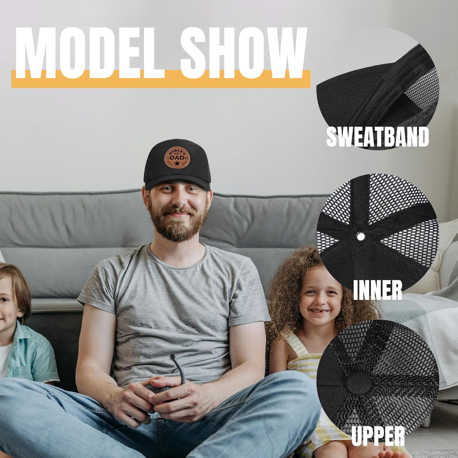 Dad Gifts from Daughter Son Family for Men,Unique Fathers Day Hat Gift for Christmas Birthday - Image 5