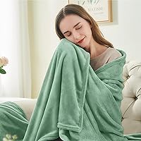 Vista 325 de BEDELITE Fleece Blanket White Throw Blanket for Couch & Bed, Luxury Plush Cozy Fuzzy Blanket 50" x 60", Super Soft Warm Lightweight Throw Blanket