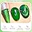 senvenski Jelly Green Gel Nail Polish Kit, Turquoise Cat Eye Magnetic Gel Polish, Clear Green Translucent Colors with Milky Sheer Finish | Vegan UV/LED Nail Art Kit Gift for Women(CS2-010)