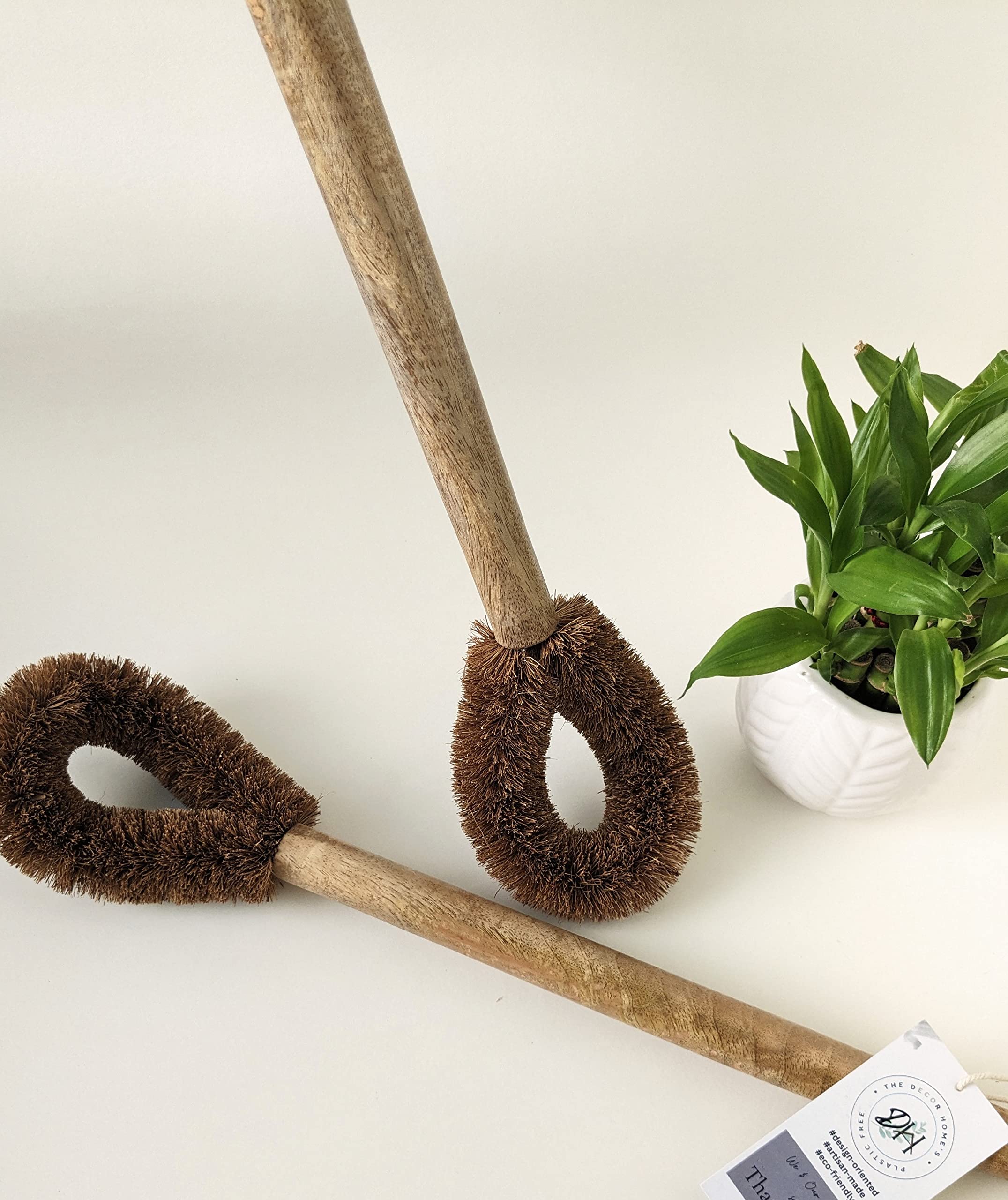 Eco Friendly Toilet Cleaning Brush-Coir and Seasoned Mango Wood(1 Brush)-image-33