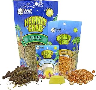 Sponsored Ad - Hermit Crab Food, Treat and Calcium Block Set, Keep Your Pet Healthy All in One Natural Supplies and Habita...