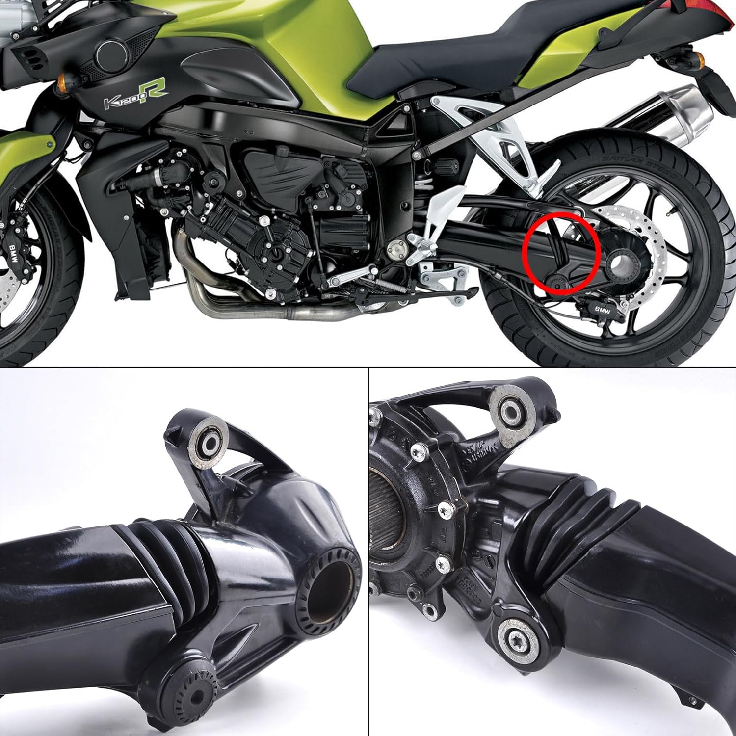 PANICAL Motorcycle For Bmw Accessories Shaft Transmission After Rubber Sleeve Boot Drive Bushing 2003-2015 K1200 K1300 K 1200 1300 RS R RT S ST K1200R K1300R K1200RS (After Rubber sleeve)