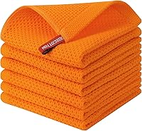 Vista 146 de Kitinjoy - Paños de cocina de 100 % algodón, tela de tejido gofrado, paño de limpieza ultrasuave, absorbente y de secado rápido.