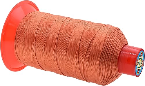 Miniatura 823 de Mandala Crafts Hilos de coser resistentes de nailon consolidado, hilo para tejer jeans de cuero, hilos de tapicería marina al aire libre, Beige