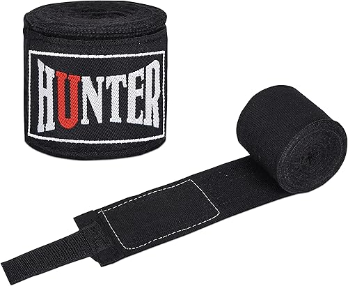 Miniatura 2 de HUNTER Vendas profesionales de boxeo para hombres y mujeres, muñequeras de 180 pulgadas, guantes de boxeo ideales para kickboxing, Muay Thai y MMA